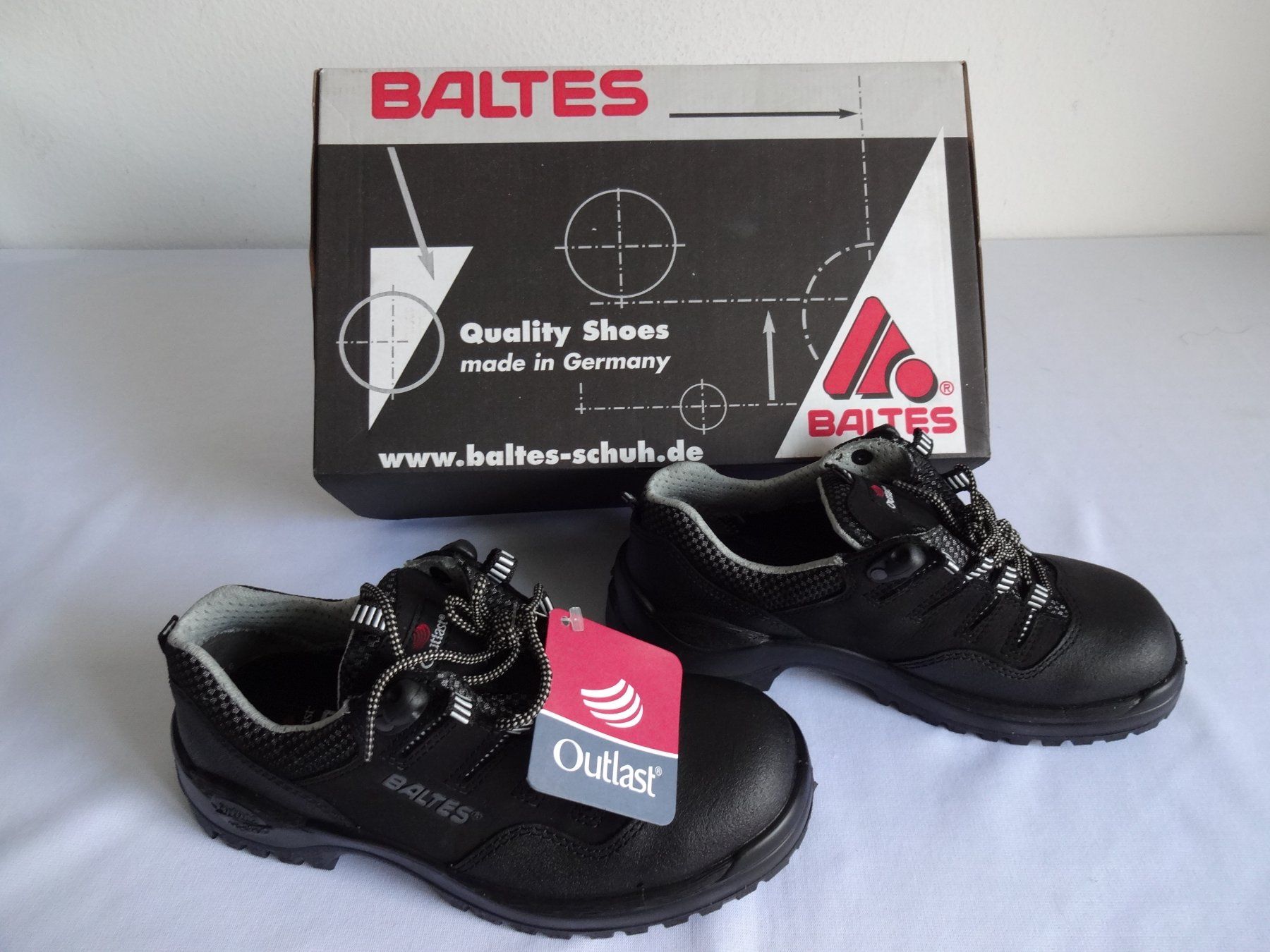 Scarpe da uomo: " BALTES " Arbeitsschuhe - Fabrikneu Nr. 40 – Nuovo e nell'imballaggio originale da Frauenfeld venduto da Jahy