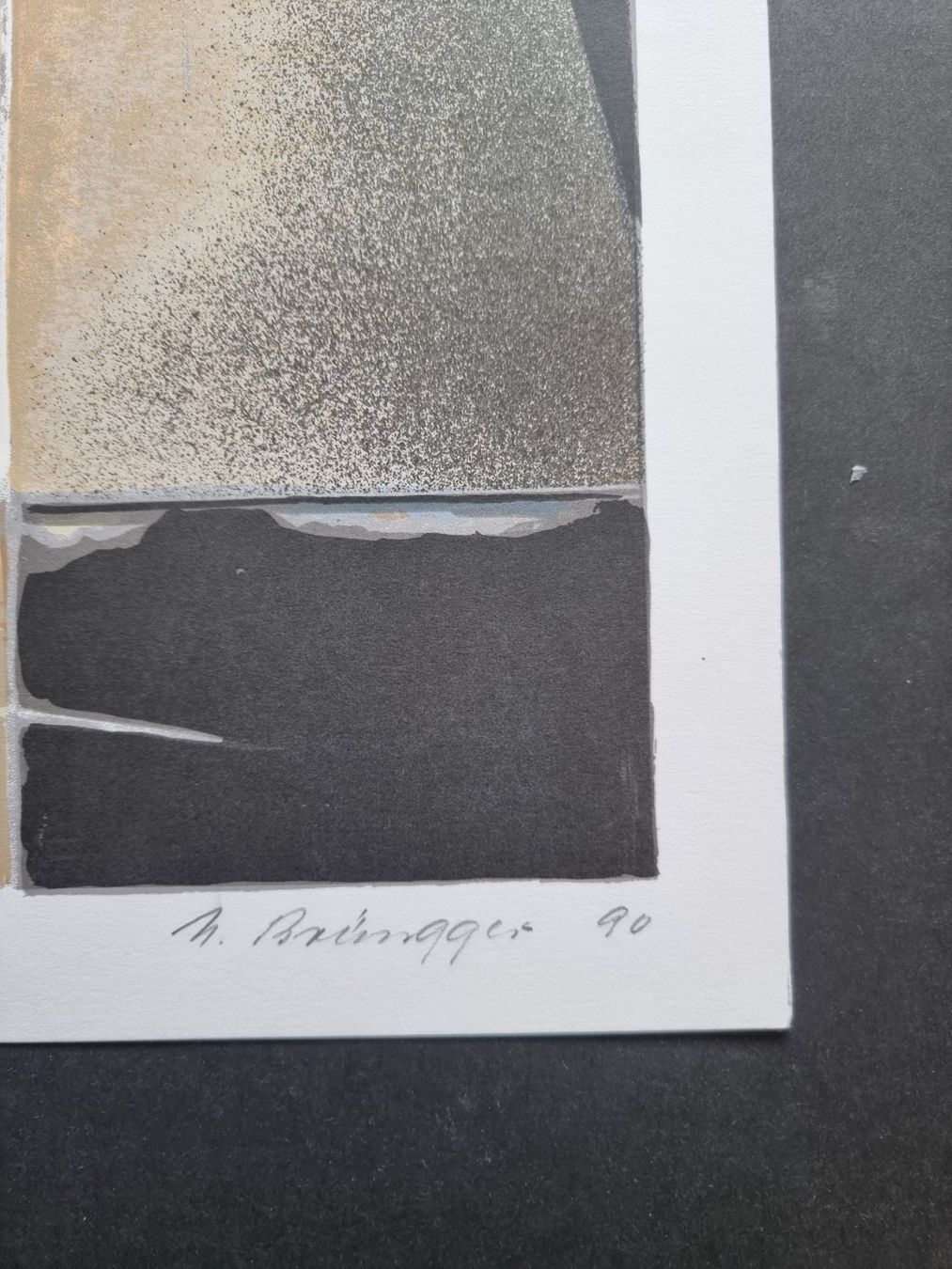 Grafica & Litografie: BRÜNGGER URSULA SERIGRAPHIE SIGNIERT KÜNSTLERPROBE – Usato da Gersau venduto da kunst-online 4