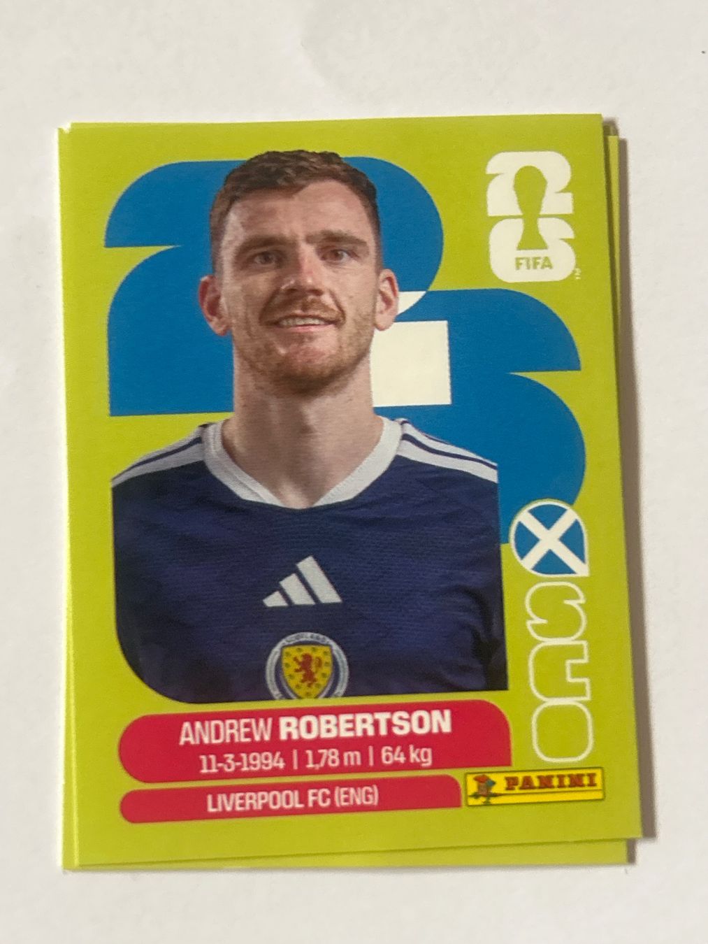 Panini Carte collezionabili: Panini WM 2026 Sticker - Robertson SCO 6 – Nuovo (secondo la descrizione) da Troistorrents venduto da sim_d75d