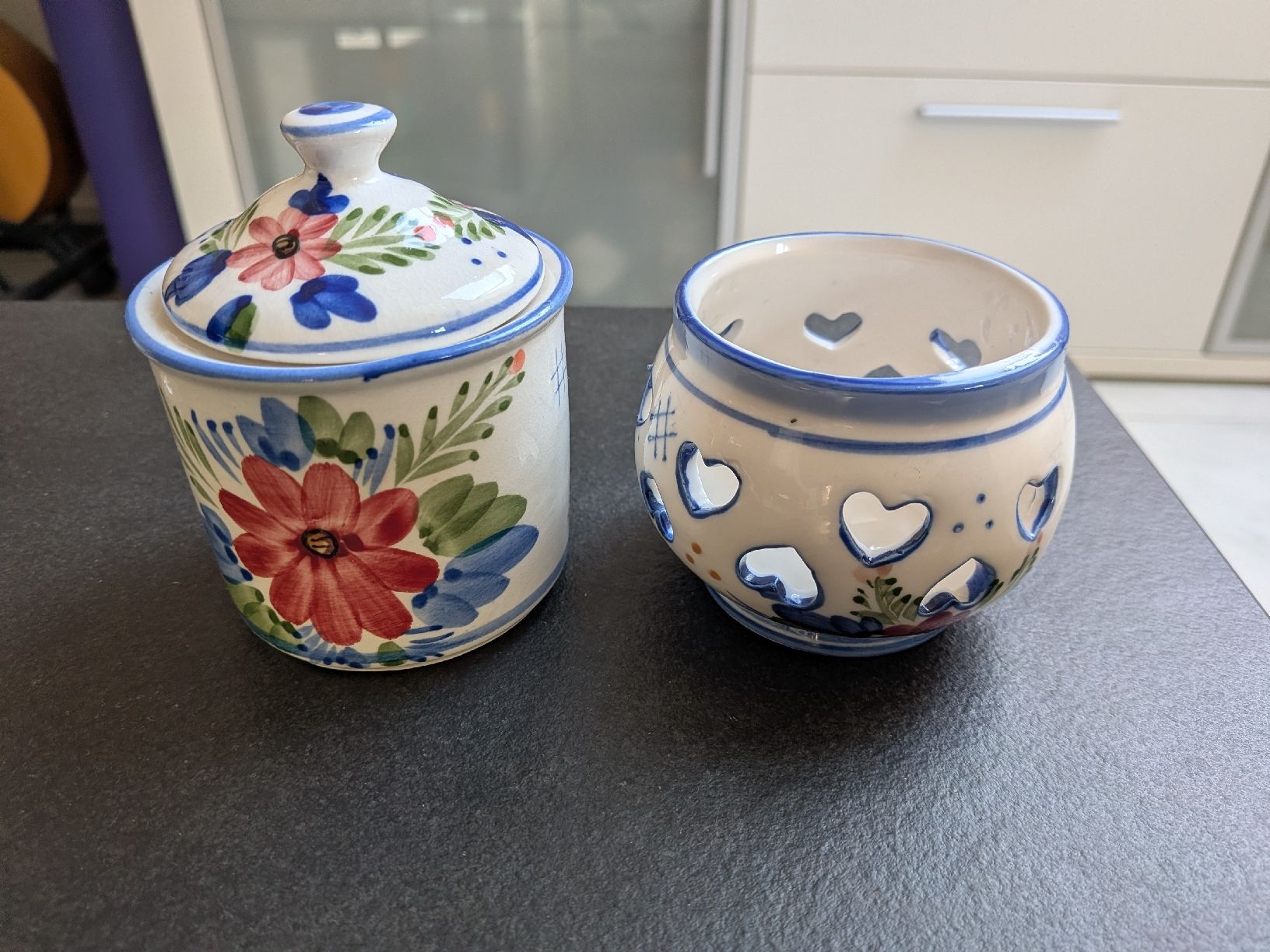 Tutte le decorazioni: Windlicht und Zuckerdose von Amsel – Usato da Küssnacht am Rigi venduto da schweizerrose