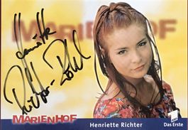 Henriette Richter-Röhl Autogramm signiert Foto 10x15cm