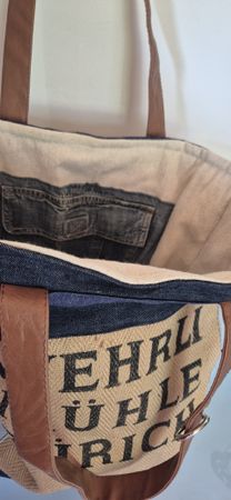 Vintage Shopper Tasche – Wehrli Mühle Zürich 1963 & Denim