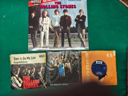 1x LP und  3x Singles von The Rolling Stones