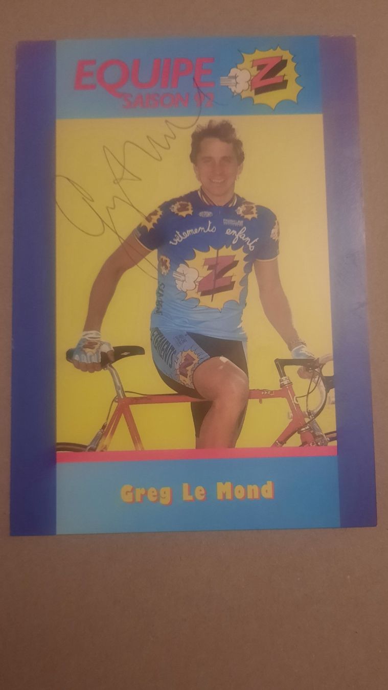 Autografi: Autogrammkarte Greg Lemond – Usato da Schmerikon venduto da Olympia04