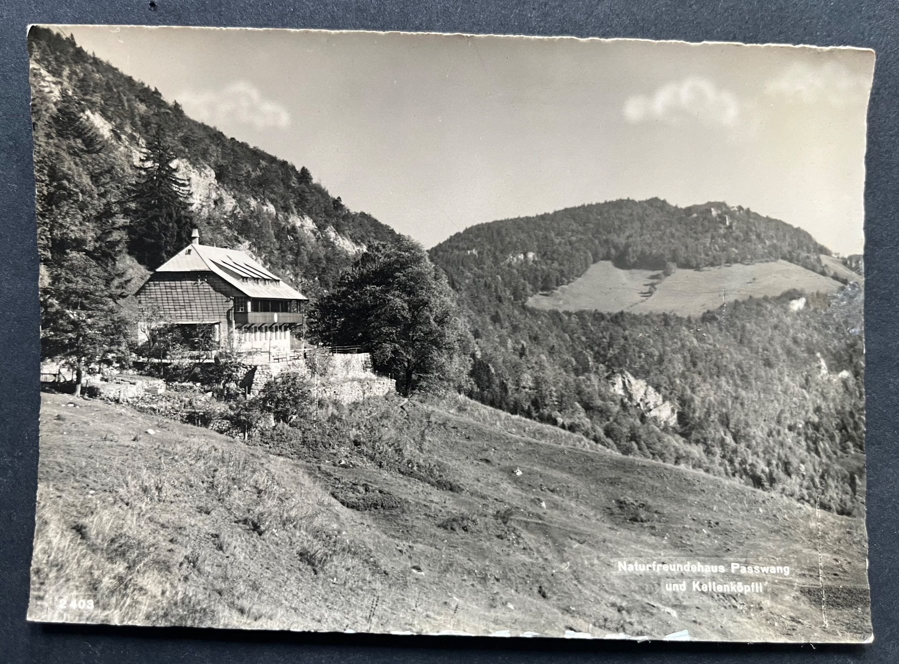 Ansichtskarten: Passwanghaus mit Kellenköpfli, ca. 1950 – Gebraucht aus Ostermundigen von DaxKarten-75