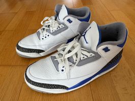 Air Jordan 3 Retro Racer Blue, Gr 45, Top Zustand
