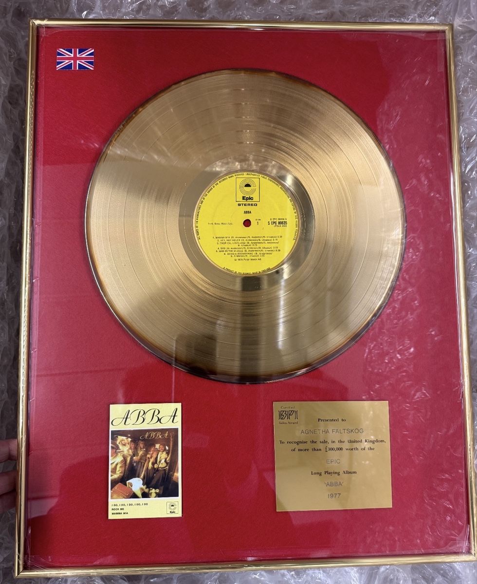 Sammelbilder & Trading cards: BPI Award ABBA, Agnetha Faltskog – Neu (gemäss Beschreibung) aus Lausanne von Awards