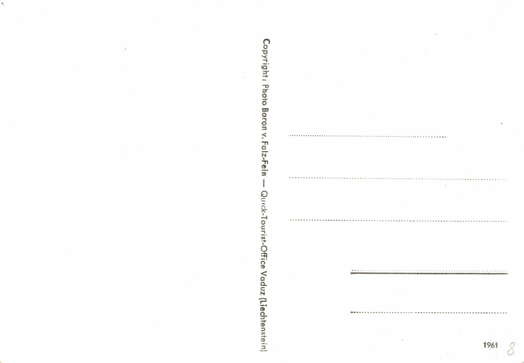Cartoline postali: Principality of Liechtenstein – Usato da Bronschhofen venduto da Astore 1