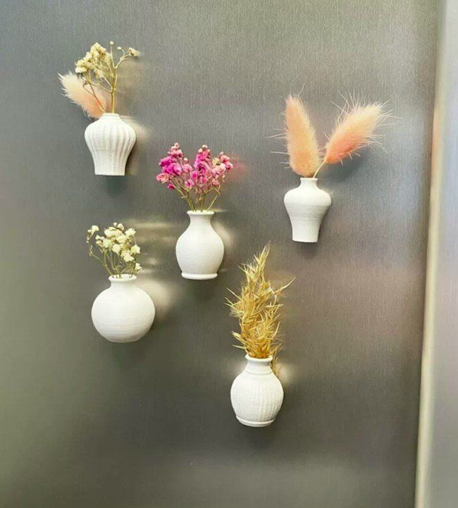 Vasi & Recipienti: 5er Set Magnetische Mini-Blumenvasen – Nuovo (secondo la descrizione) da Finstersee venduto da Small-Daily-Rituals
