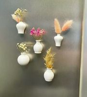 5er Set Magnetische Mini-Blumenvasen
