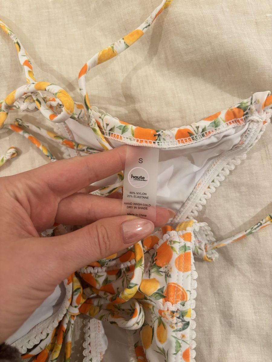Costumi da bagno & Bikini: Haute Bikini  Orangenmuster, Grösse S – Nuovo e nell'imballaggio originale da lenzburg venduto da naemi30 5
