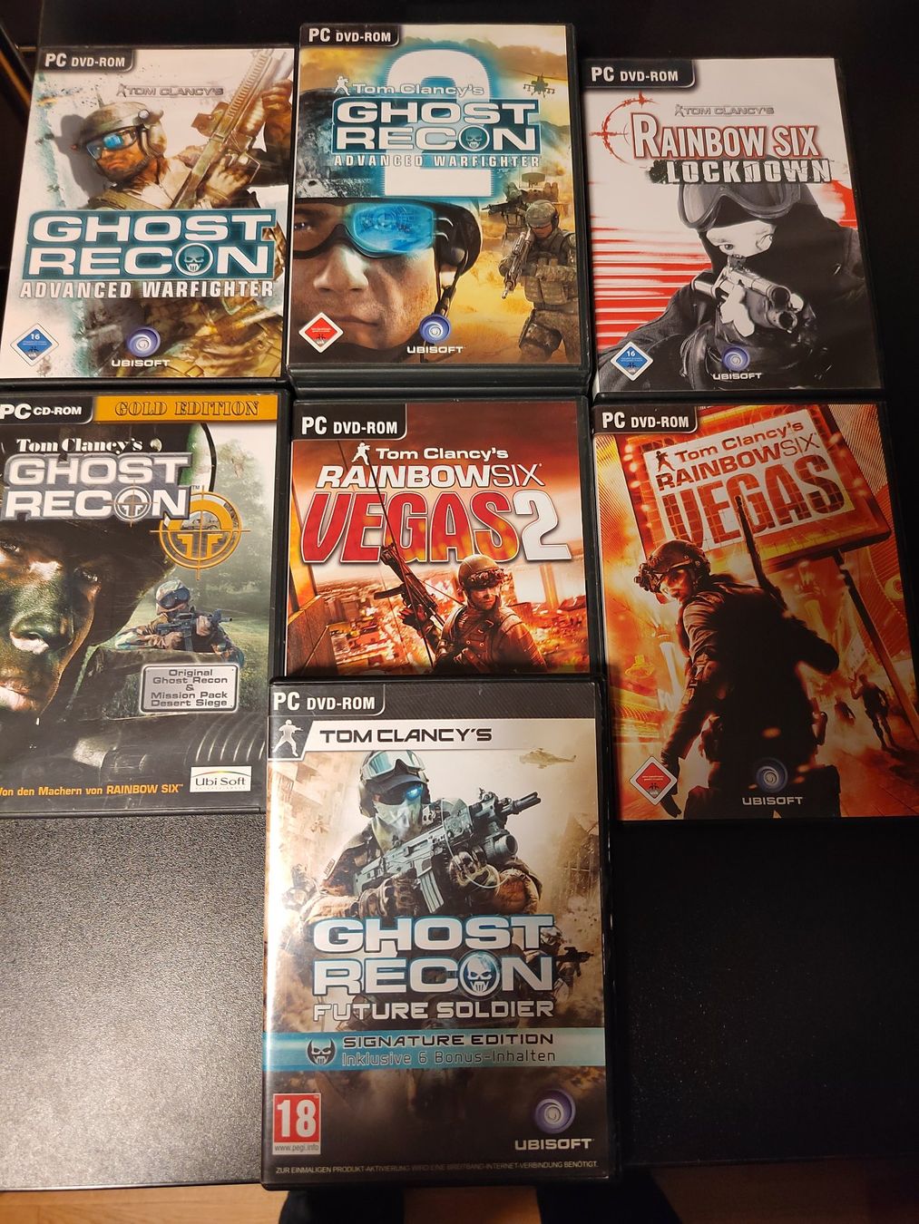 Giochi: Tom Clancy's Pack 7 spiel Rainbow Six ghost recon... – Usato da Fribourg venduto da noo_75x7