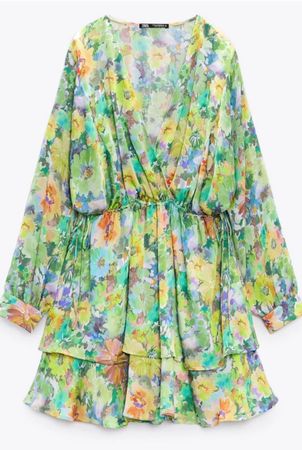 Zara floral dress Size S