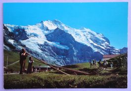 Kleine Scheidegg, Alphornbläser mit Jungfrau