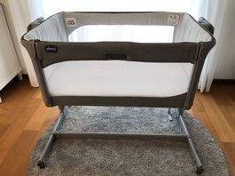 Chicco Kinder Beistell Bett grau
