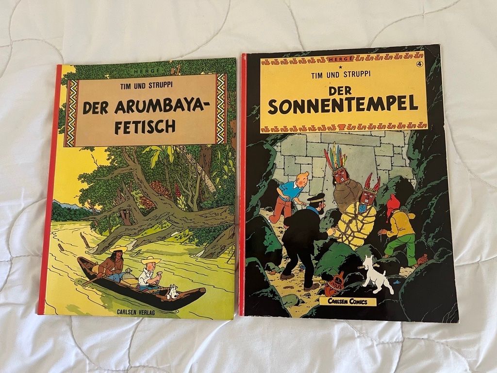 Comics: 4 Tim und Struppi Comics Konvolut – Gebraucht aus Steinach von Momoco 2