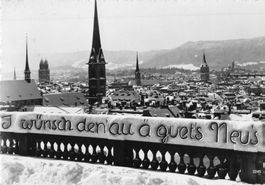 Gruss aus ZÜRICH - Wintert Neujahrskarte
