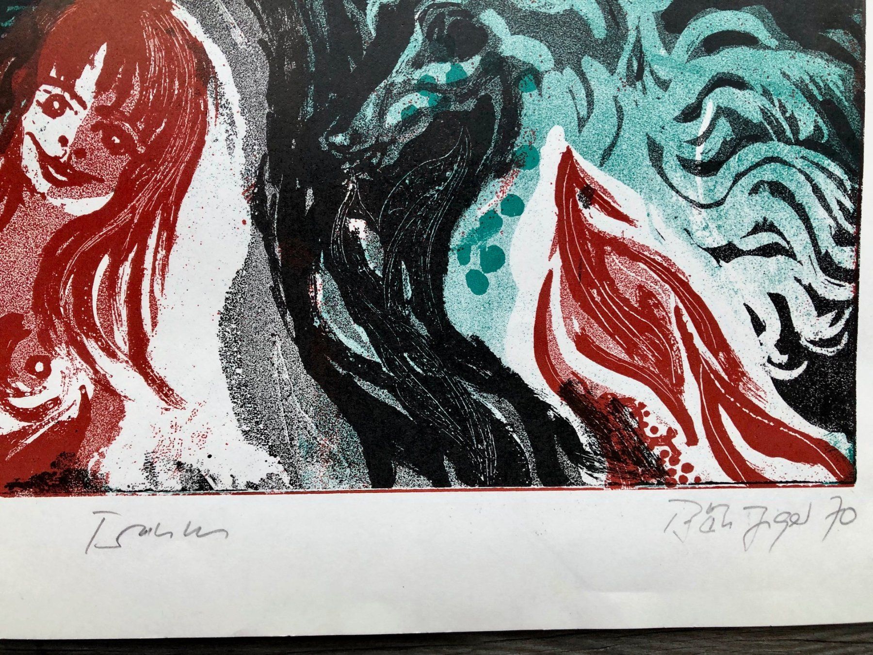 Poster & Bilder: Druck von Eugen Bänziger Winterthur 1970 – Gebraucht aus Winterthur von Barunggeli 3