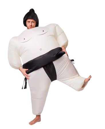 Selbstaufblasbares Kostüm Sumo-Ringer