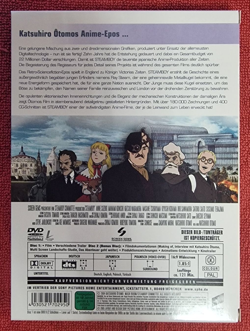 Alle DVDs: Steamboy Director's Cut DVD Box – Gebraucht aus Basel von phi_8xhm 4