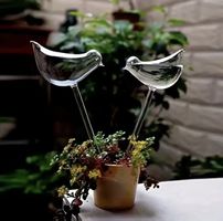 Glass Bird Plant Waterer Bewässerungskugeln NEU 2 Stk