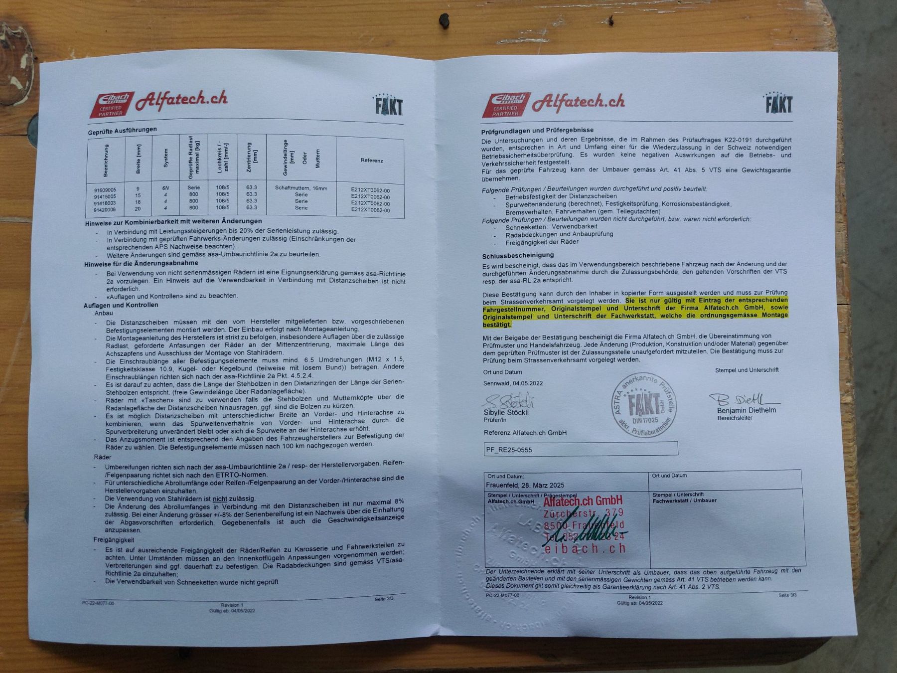 Ford Tutti pezzi di ricambio auto: Ford Kuga Distanzscheiben 9mm – Usato da Untersiggenthal venduto da crxvtec 2