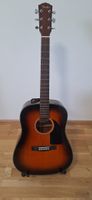 Fender CD-60 V2 sunburst, mit halterung und Gitarrengurt ...