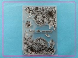 Rosen -  11x16cm Silikonstempel