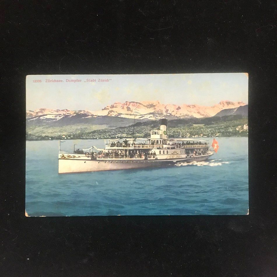 Cartoline postali: ANSICHTSKARTE  DAMPFER STADT ZÜRICH – Usato da Ostermundigen venduto da wini63