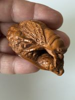 Japon netsuke en bois de buis objet traditionnel