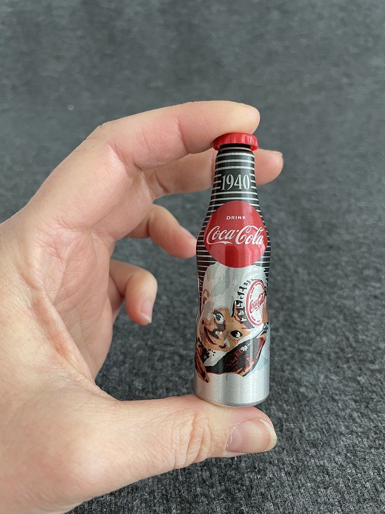 Coca-Cola Sonstiges Geschirr & Gläser: Sammelflasche Coca-Cola (Metall, mini) – Gebraucht aus Baar von ralf.s