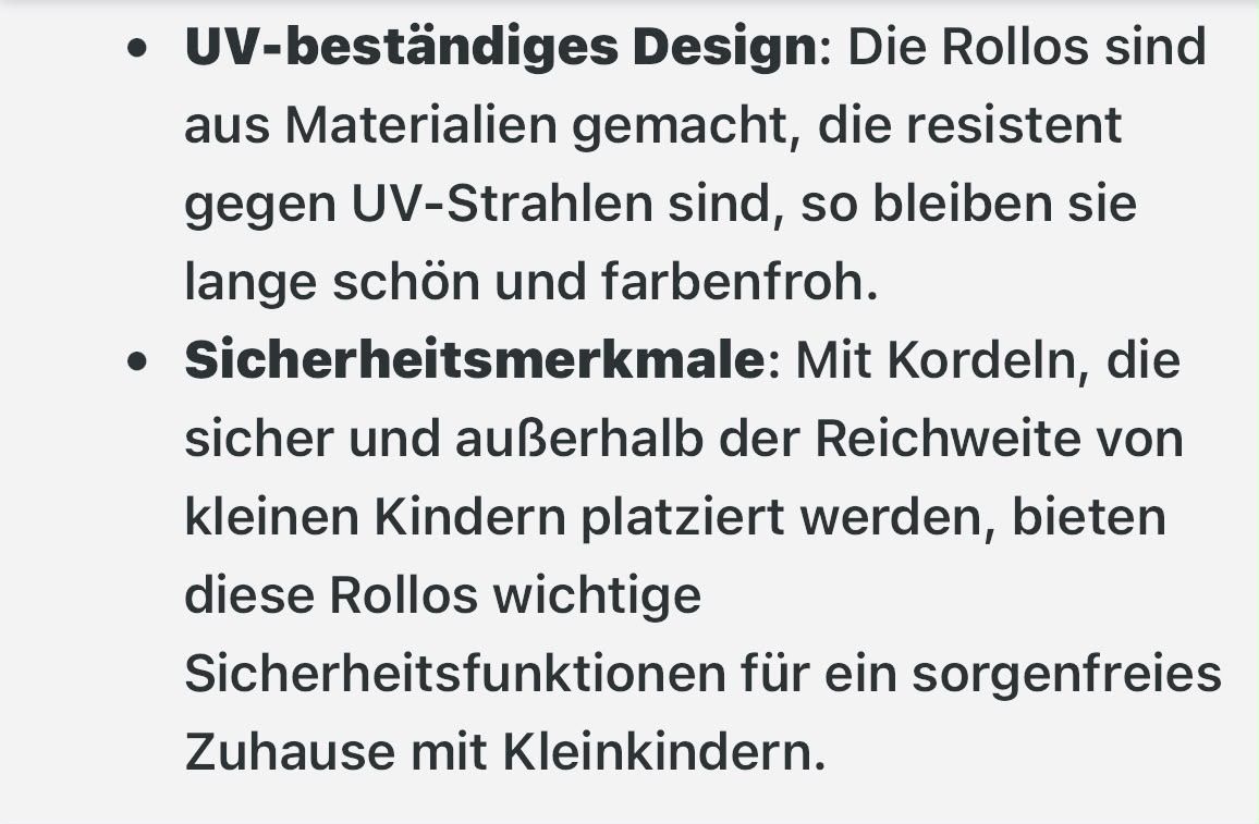 Tende da sole: Rollo Natur aus Bambus – Nuovo e nell'imballaggio originale da St. Gallen venduto da han_7nq6 4