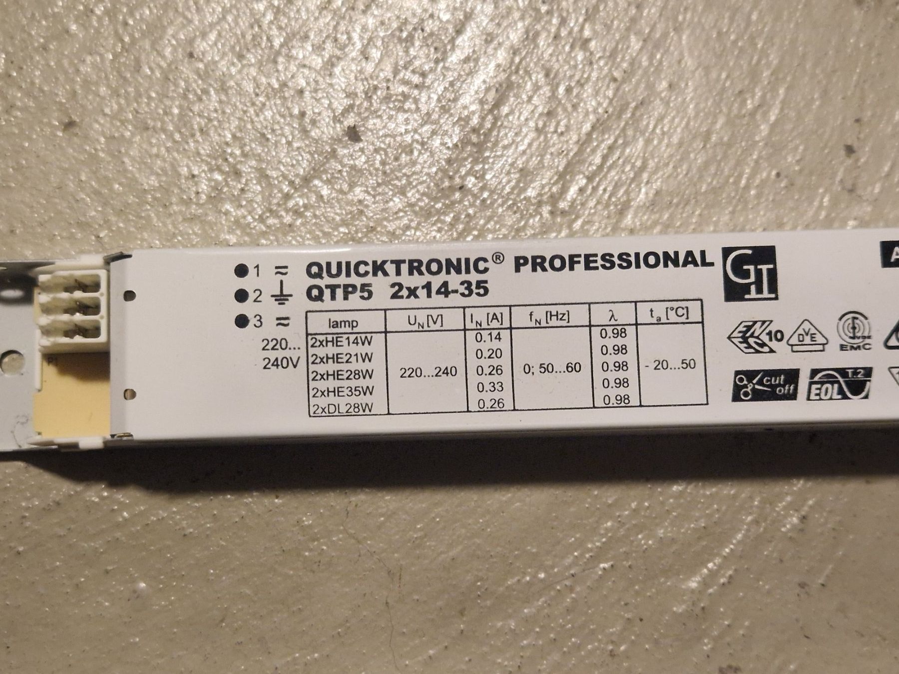 Osram Lustres & lampes de plafonds: EVG 2X14-35W Osram – D'occasion à Muttenz par Jan4102 1