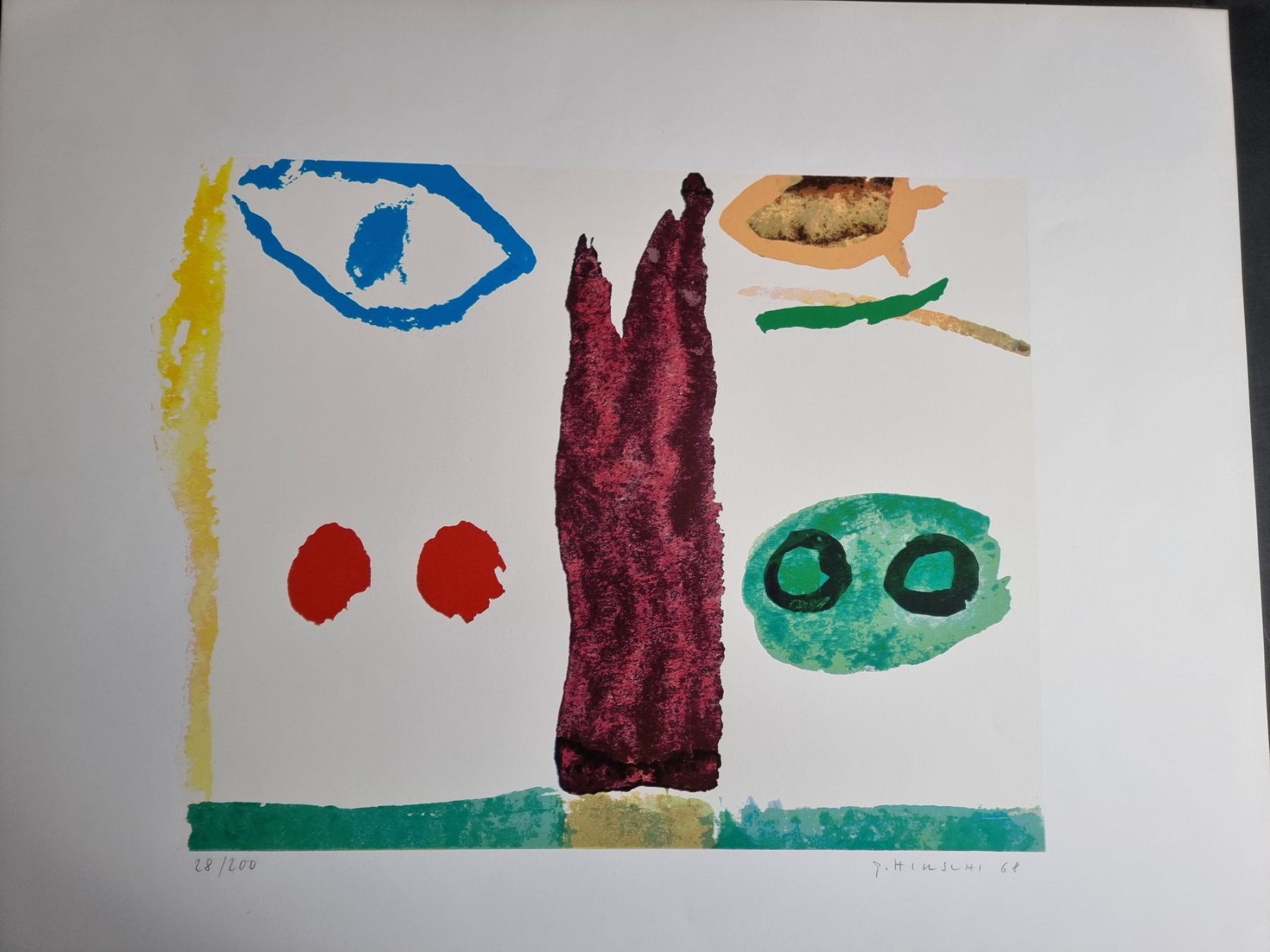 Grafiken & Lithographien: GODI HIRSCHI  LITHOGRAPHIE SIGNIERT NUMMERIERT – Gebraucht aus Gersau von kunst-online