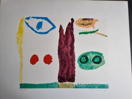 GODI HIRSCHI  LITHOGRAPHIE SIGNIERT NUMMERIERT