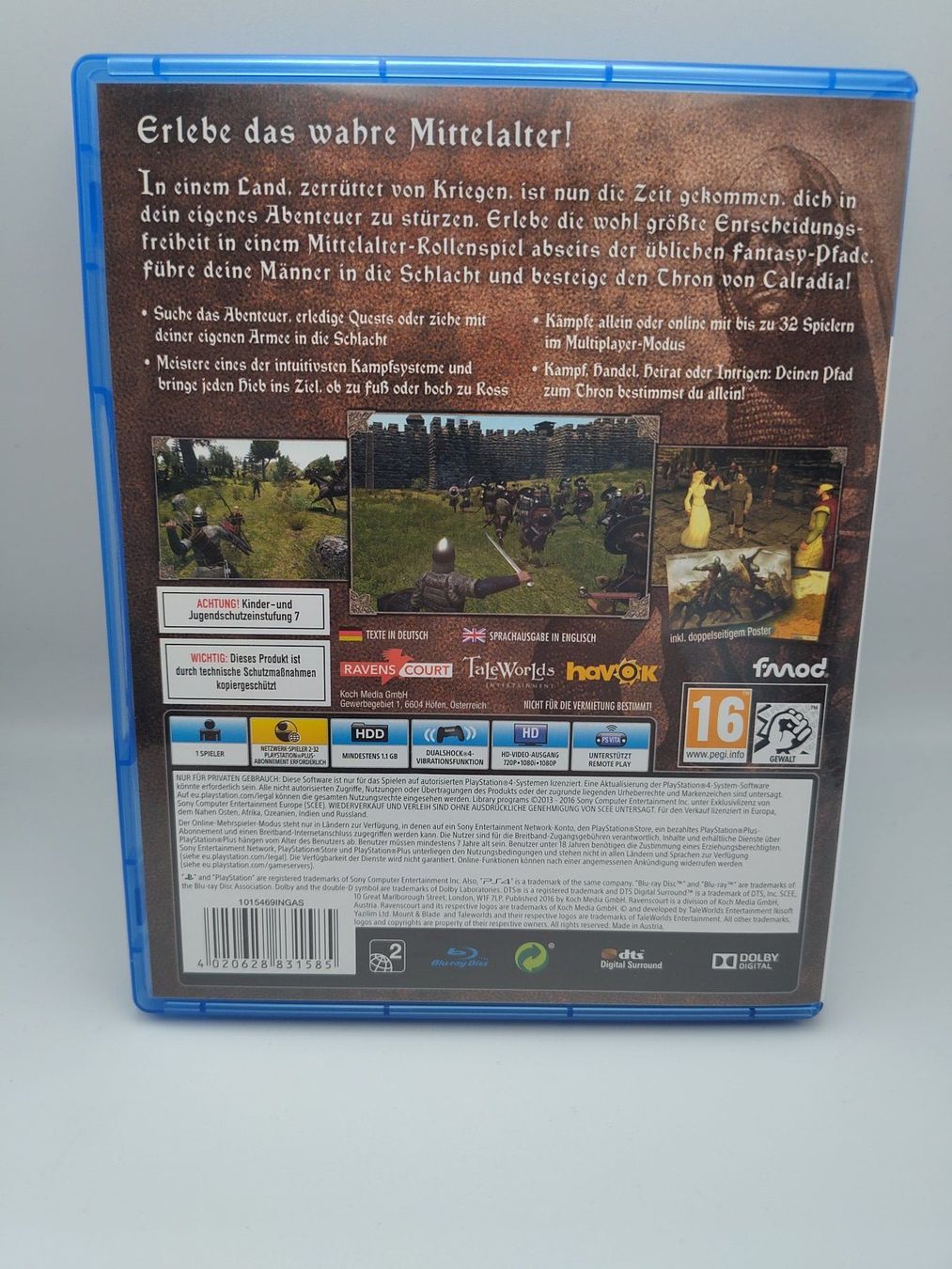 Sony Giochi: Mount & Blade Warband (Playstation 4 / PS4) – Usato da Kloten venduto da SuperRetroPixels 3