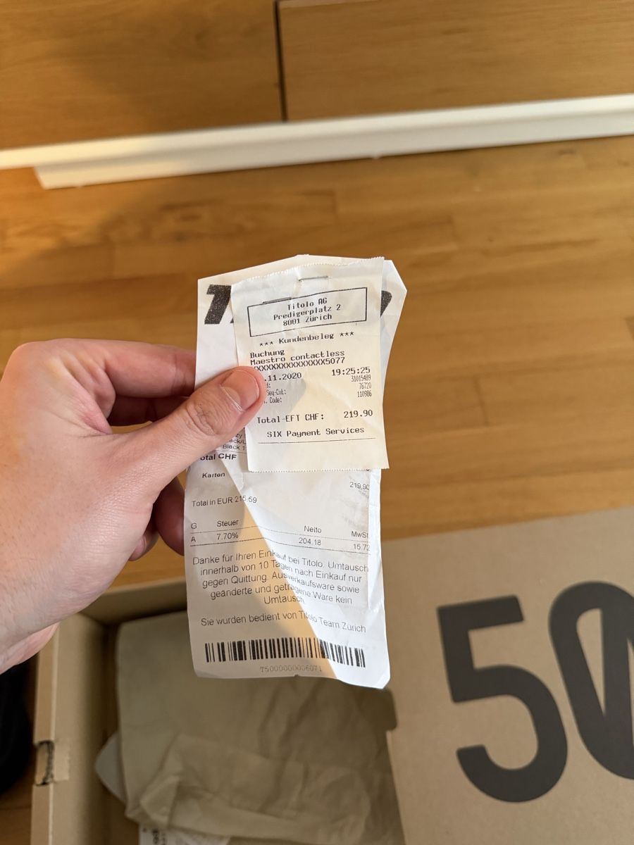 Scarpe da uomo: Adidas Yeezy 500, Top Zustand – Nuovo (secondo la descrizione) da Basel venduto da Stauffer94 2
