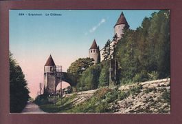 GRANDSON - Château - "comète" dans le ciel