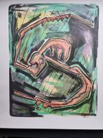 Enrico Mattioli (1955–1991) – Lithographie – Handsigniert
