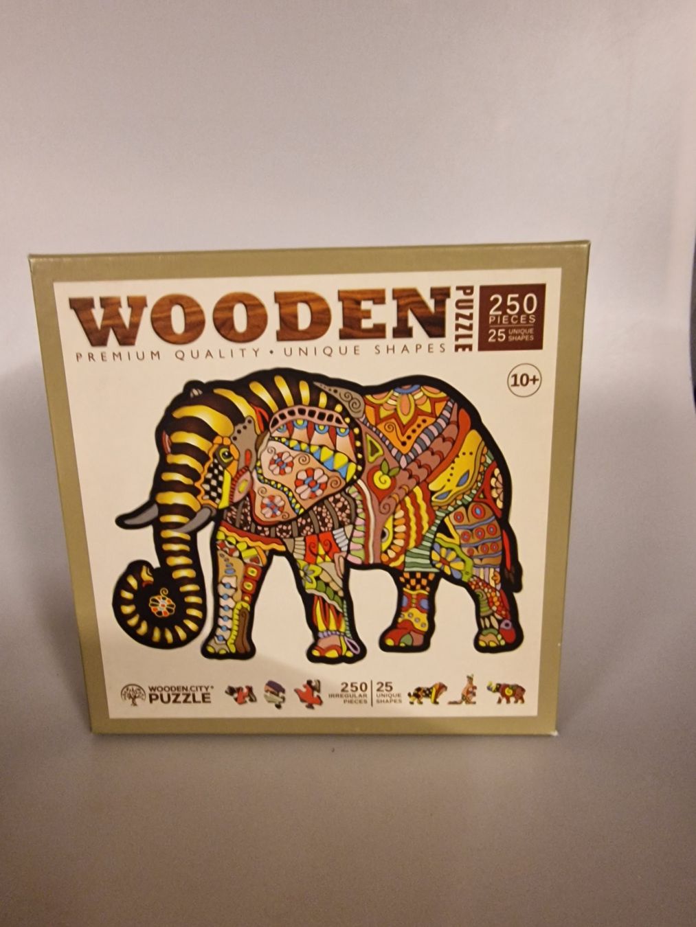 Puzzle: Holzpuzzle Elefant 250 Teile Neu – Nuovo e nell'imballaggio originale da Oberuzwil venduto da aseinkaufswelt