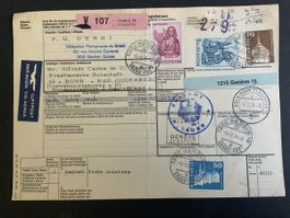 Genève Paketkarte