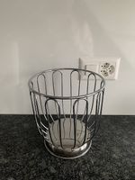 Vintage Früchtekorb verchromt (80-90er), Stil Alessi