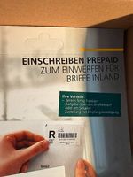 Einschreibe-Prepaid-Etiketten (insgesamt 19 Stk.)
