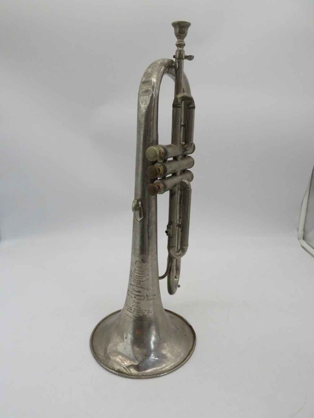 Strumenti musicali: Silbertrompete Antoine Courtois – Usato da Reinach BL venduto da WBZ-Flohmarkt 1