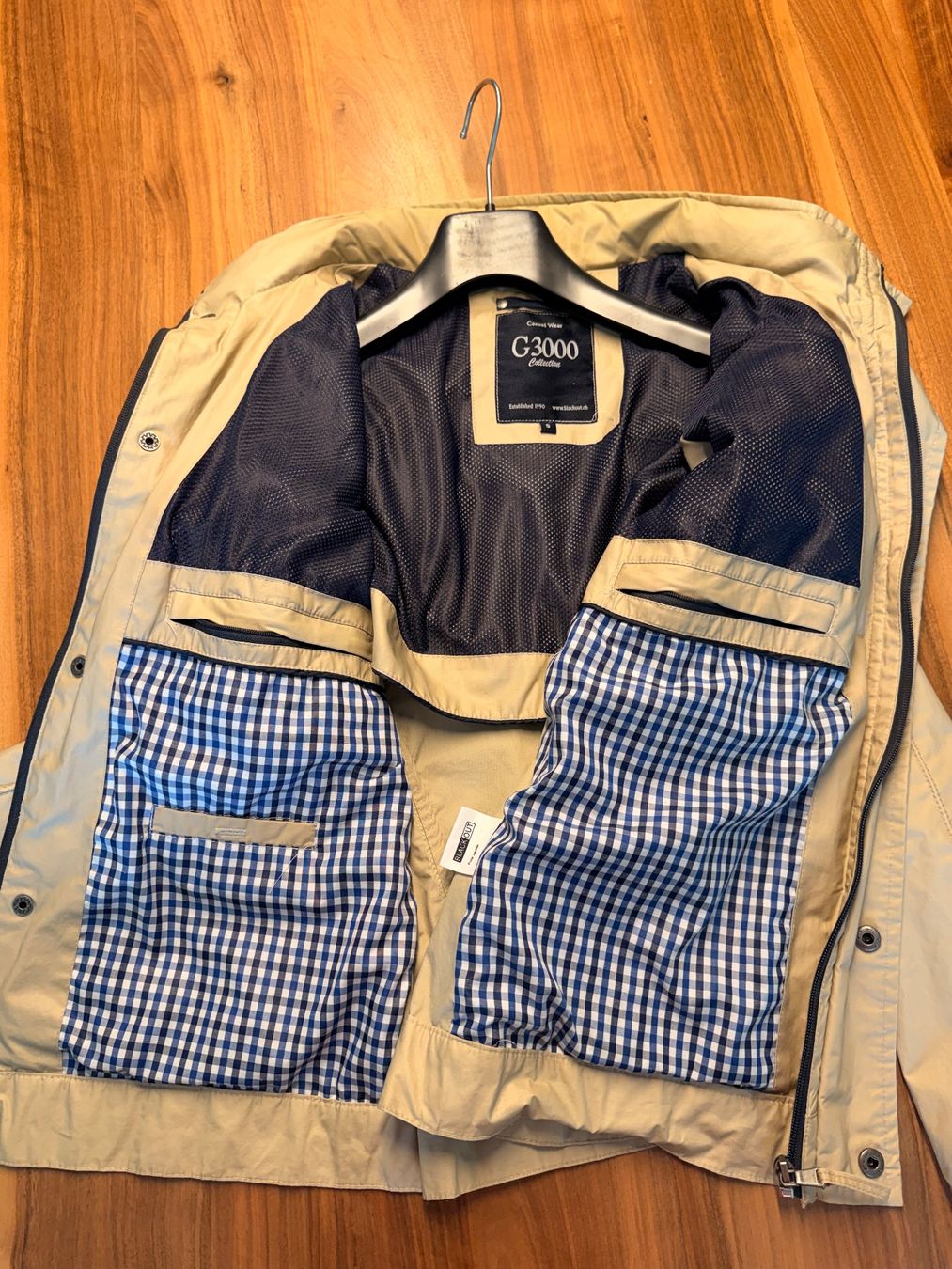 Giacche: Herren Übergangsjacke. Gr. S, Beige – Usato da Rüti ZH venduto da Maranello9 4
