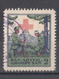 Tutti i francobolli: (1. WK) 2. Division Wi 57 gestempelt – Usato da Bürglen TG venduto da StampGraf