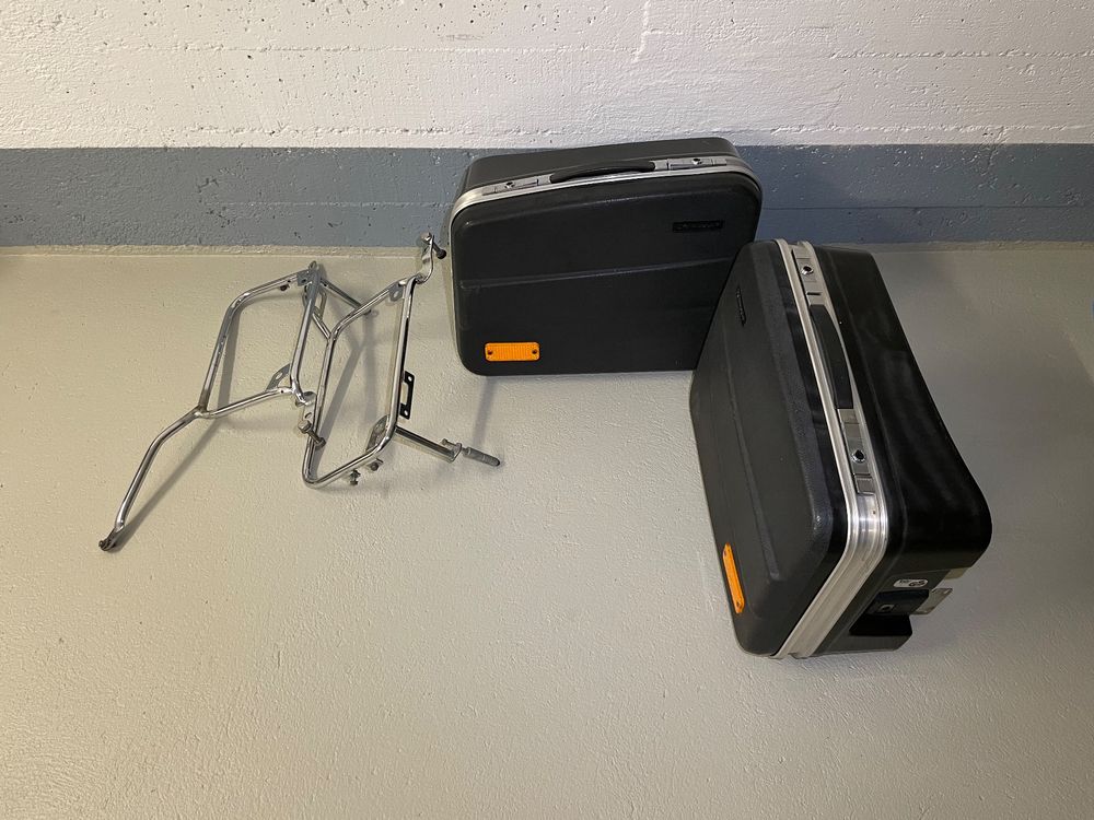 BMW R100 RT Original Hardcase Taschen mit Racks | Kaufen auf Ricardo