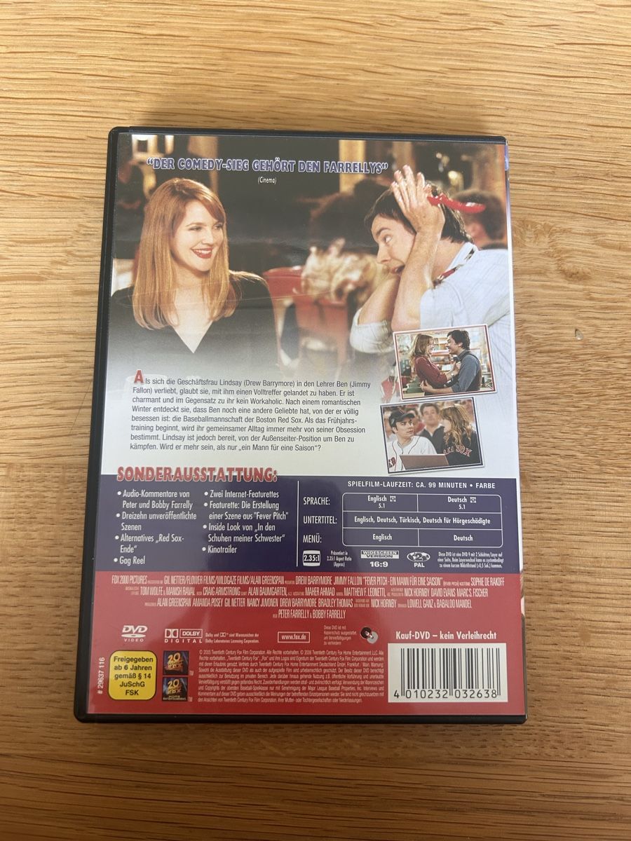 Tutti i DVDs: Fever Pitch DVD – Nuovo (secondo la descrizione) da Schübelbach venduto da cla_pth2 1
