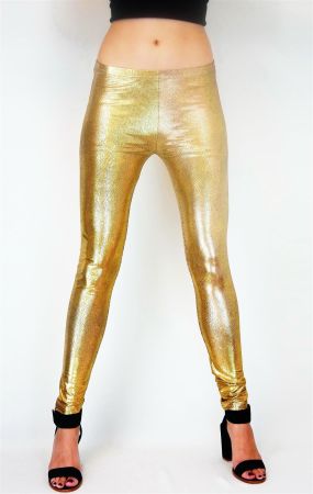 Soaked in Luxury Damen Leggins Hose/gold /Np:99/Gr. M / Neu