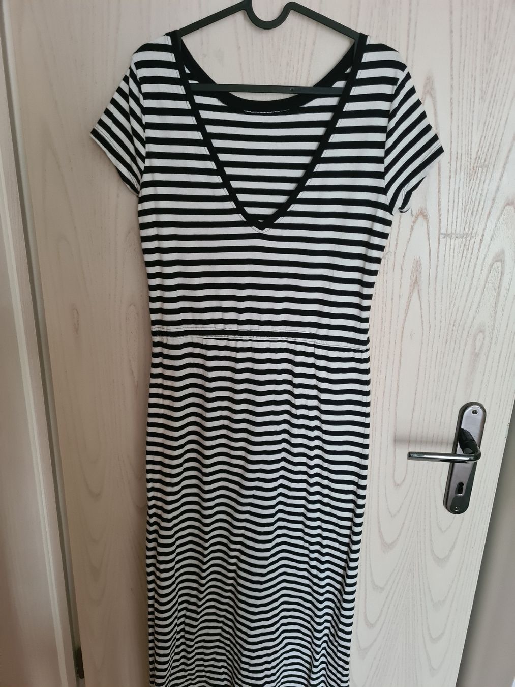 Only Vestiti: Maxikleid, Only, XS, gestreift, schwarz-weiss – Usato da Steinhausen venduto da MilaB 4